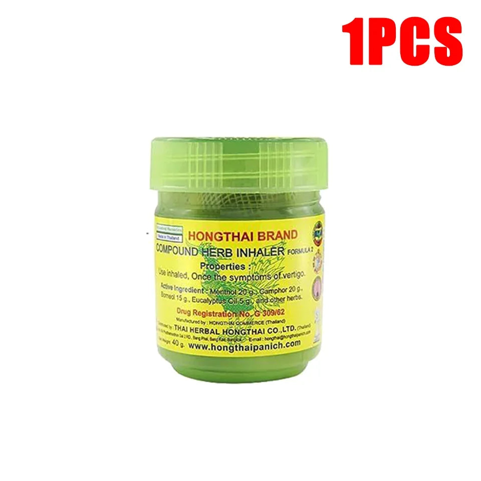 New2026 1-12 Bottle Thai Herbal Medicine Inhalation Care Tools Health Bottled Thailand Hongthai licorice Refreshing Anti-fatigue