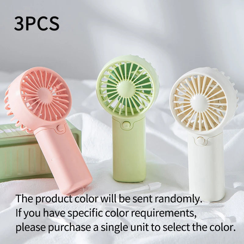 2026 Cute Fan Portable Handheld Fan Lightweight Handy Fan Pocket Size Low Noise Small Electric Fan Student Gift Outdoor Fan