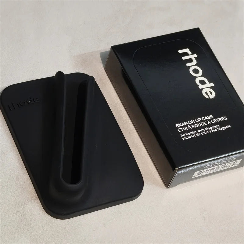 For Rhod Magnetic SNAP-ON LIP CASE Lip Holder with MagSafe Case for iPhone 17 Air 15 16 14 13 12 11 Pro Max Gloss Phone Cases