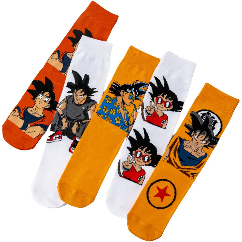 bandai Hip Hop Street Style Anime Socks Men Women Novelty Funny Casual Crew Socks CuteYoga socks cycling socks