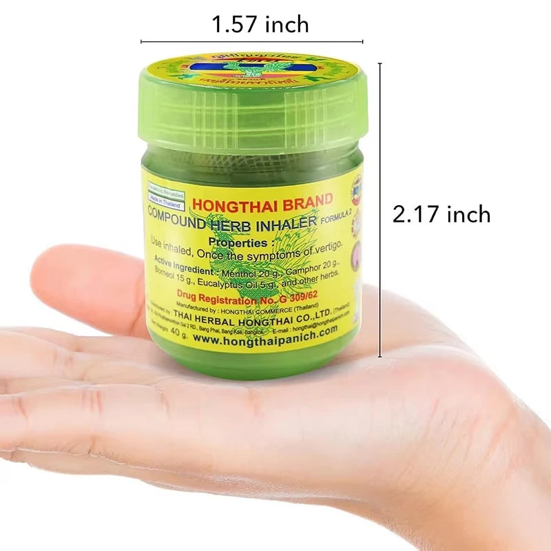 New2026 1-12 Bottle Thai Herbal Medicine Inhalation Care Tools Health Bottled Thailand Hongthai licorice Refreshing Anti-fatigue