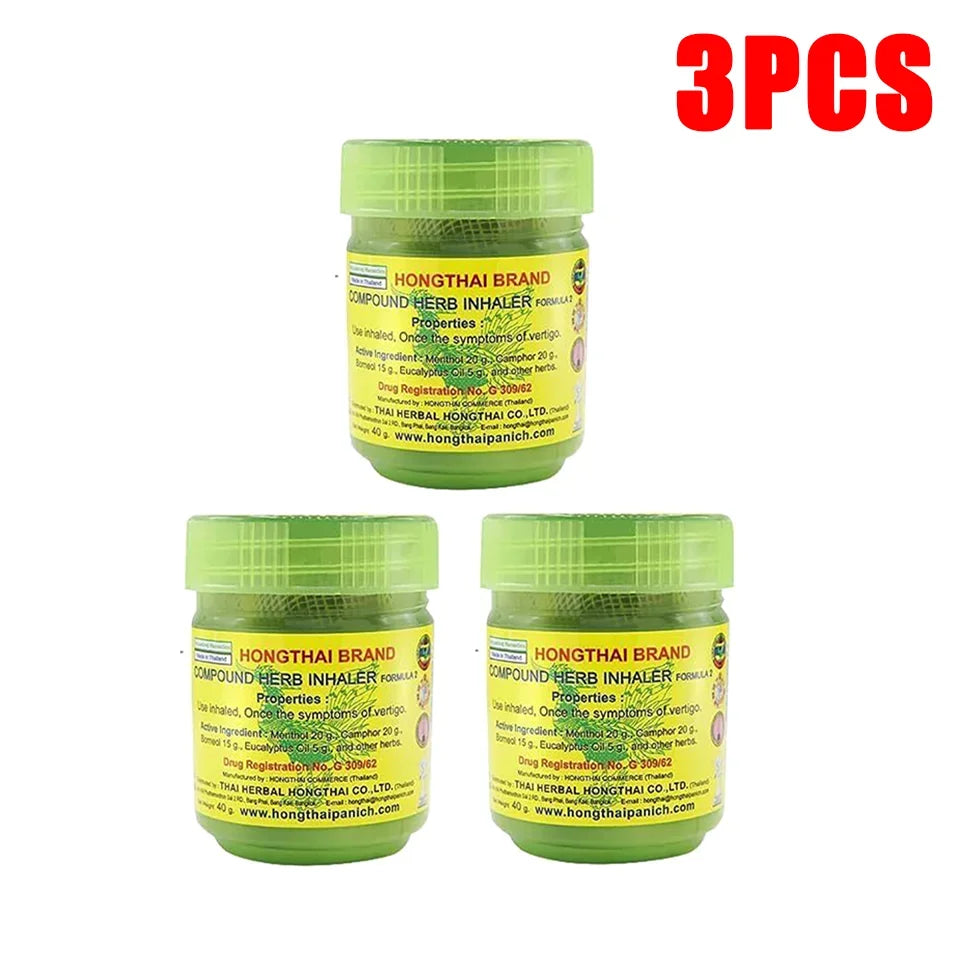 New2026 1-12 Bottle Thai Herbal Medicine Inhalation Care Tools Health Bottled Thailand Hongthai licorice Refreshing Anti-fatigue