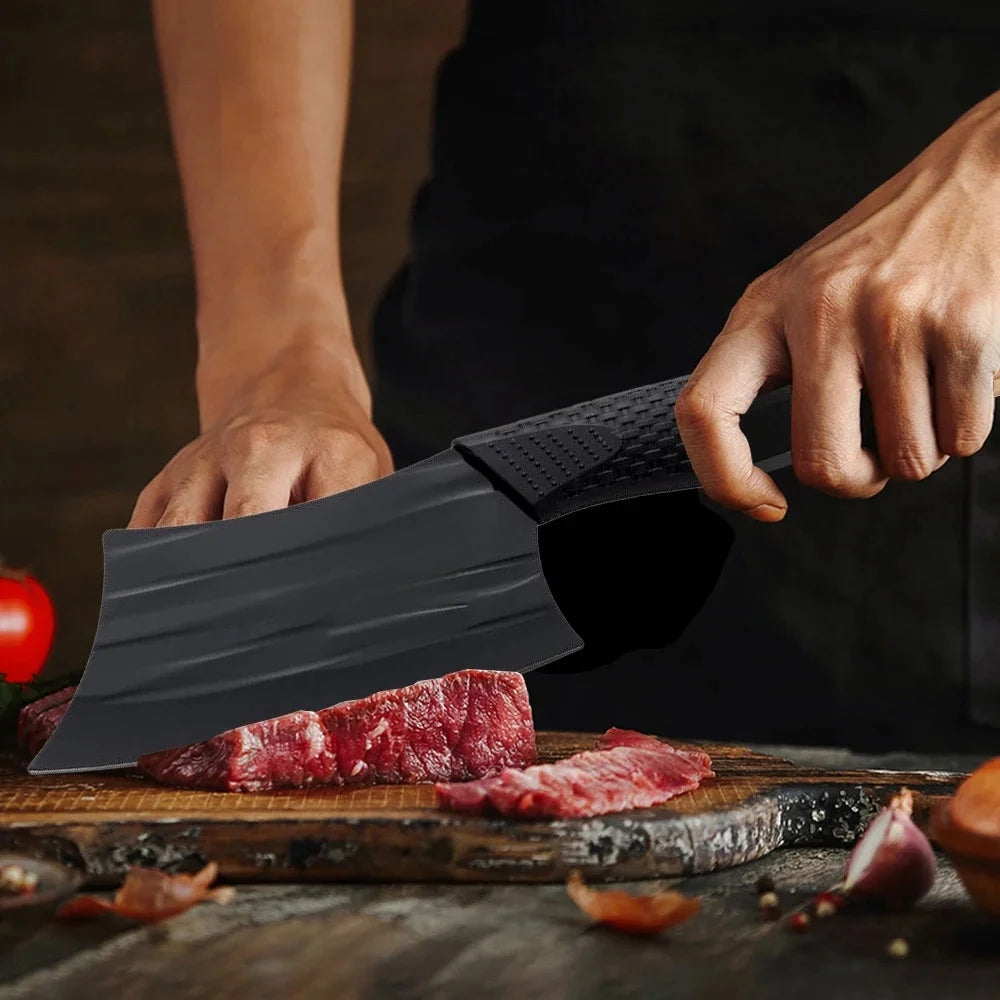 New professional knife kitchen chefs knife stainless steel kitchen knife plastic handle multi purpose slicing knife fruit knife