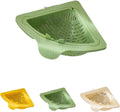 Creative Triangular Sink Drain Basket Transparent Multifunction Kitchen Organizer Hanging Filter Mesh Basket Sink Gadgets