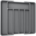 Kitchen Organizer Tray Adjustable Pantry Organizer Utensil Cutlery Drawer  for Silverware Tableware Expandable Kitchen Drawer
