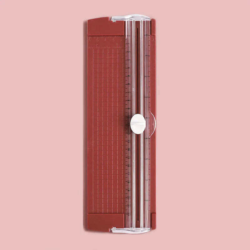 1PC Portable Multi-functional Bidirectional Paper Cutter Precision Cutting Tool for School And Office Supplies