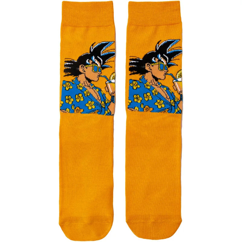 bandai Hip Hop Street Style Anime Socks Men Women Novelty Funny Casual Crew Socks CuteYoga socks cycling socks