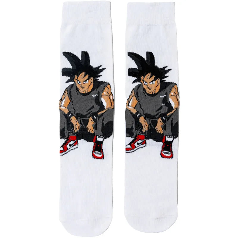 bandai Hip Hop Street Style Anime Socks Men Women Novelty Funny Casual Crew Socks CuteYoga socks cycling socks