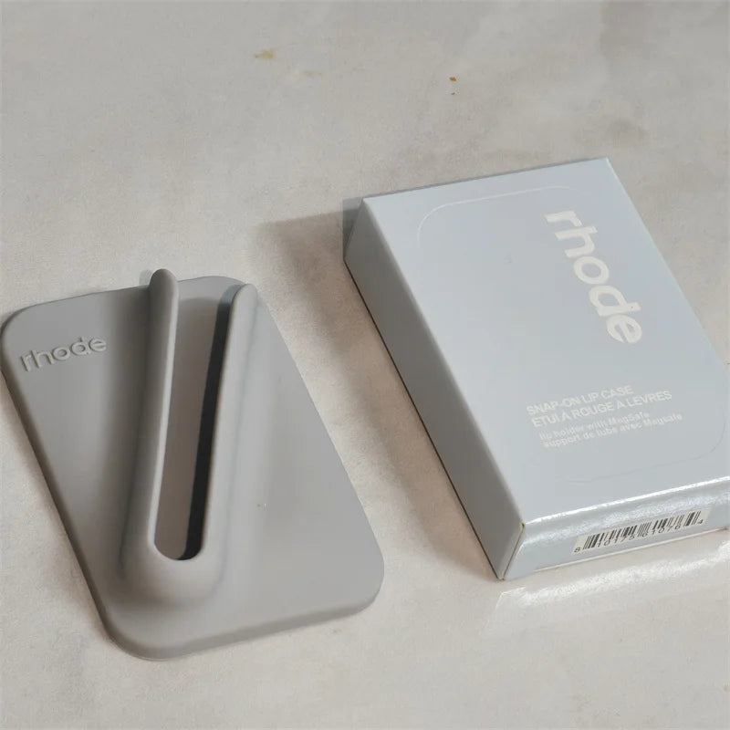 For Rhod Magnetic SNAP-ON LIP CASE Lip Holder with MagSafe Case for iPhone 17 Air 15 16 14 13 12 11 Pro Max Gloss Phone Cases