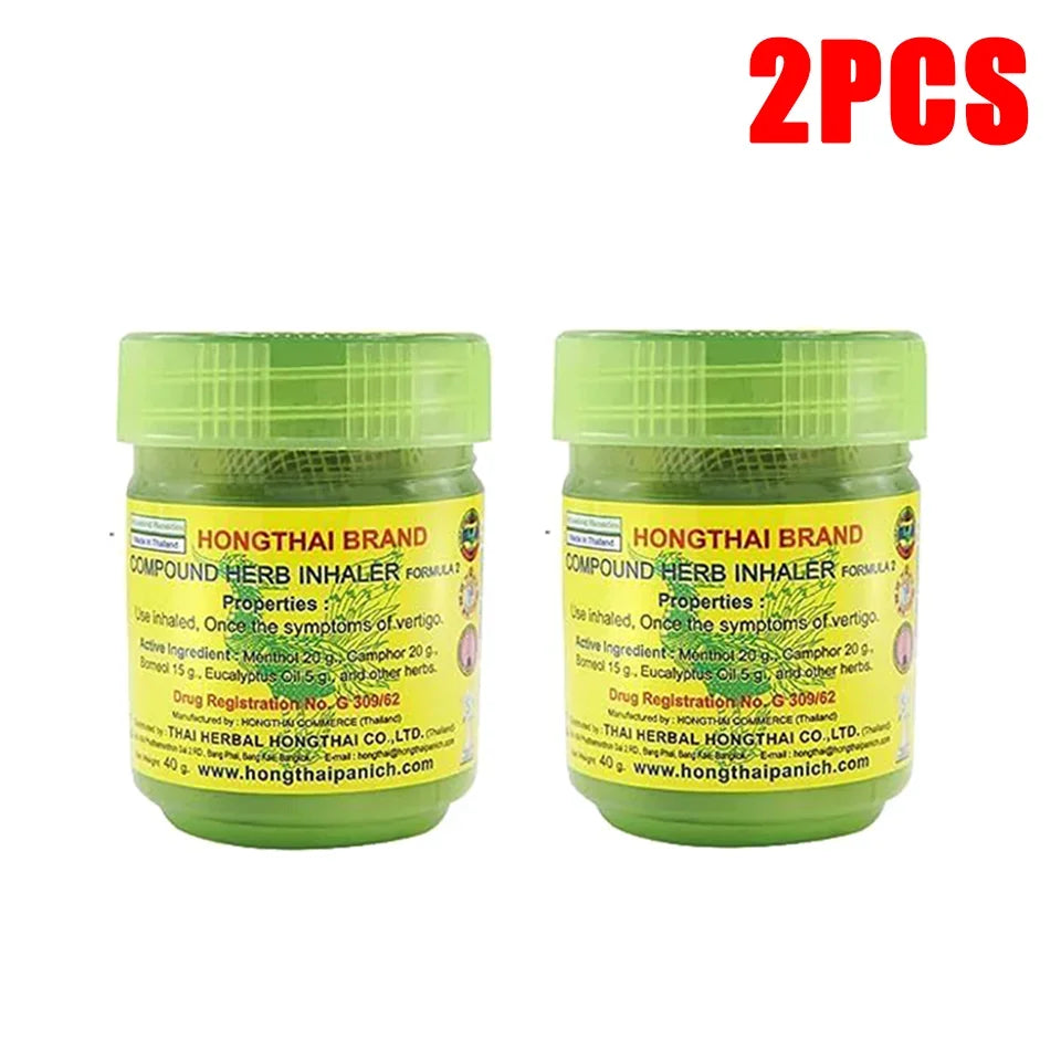 New2026 1-12 Bottle Thai Herbal Medicine Inhalation Care Tools Health Bottled Thailand Hongthai licorice Refreshing Anti-fatigue